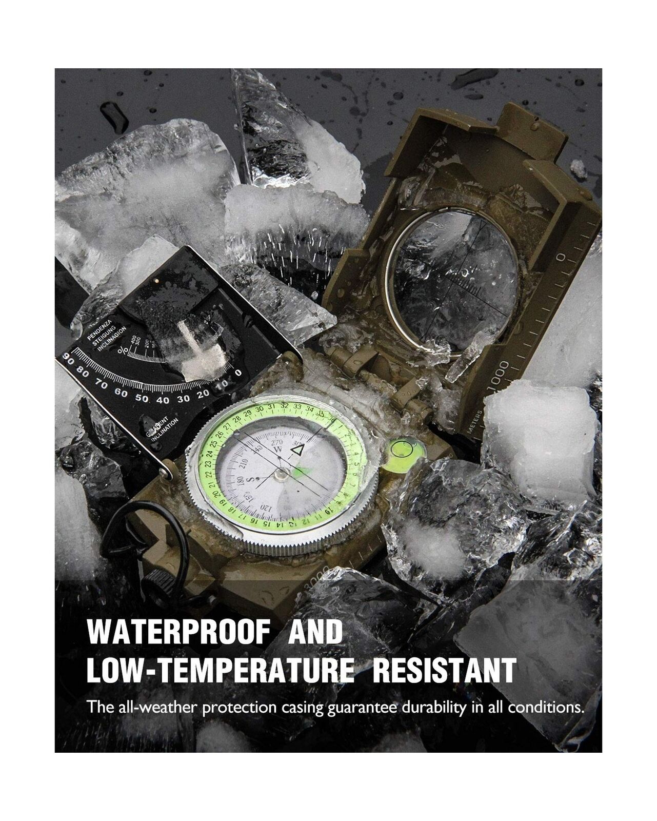 Military Metal Navigation Compass for Preppers