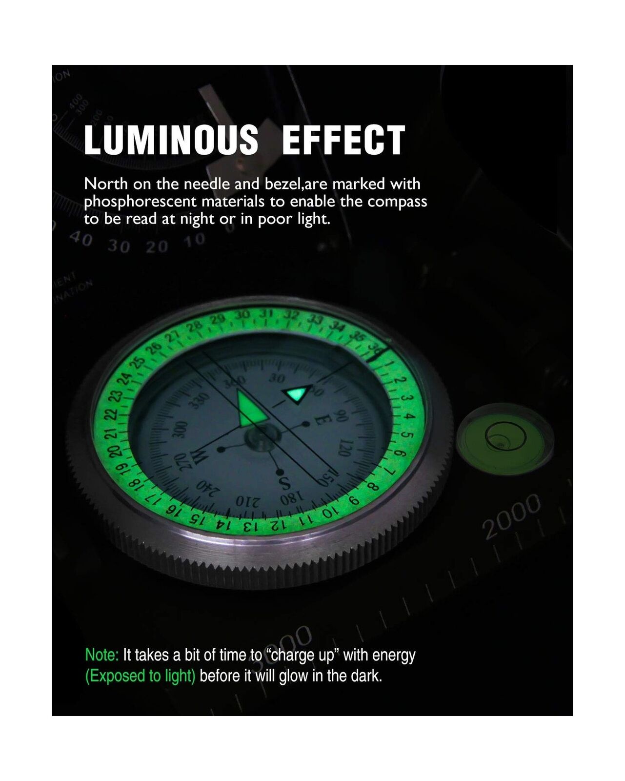 Military Metal Navigation Compass for Preppers