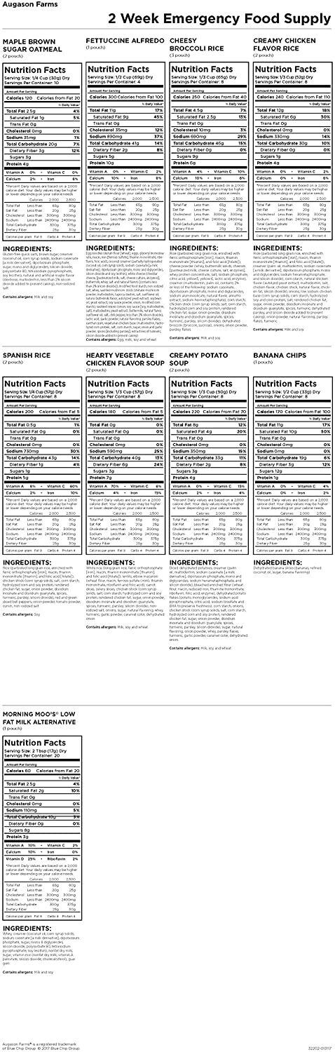 2-Week Emergency Food Supply Bucket for 1 Person