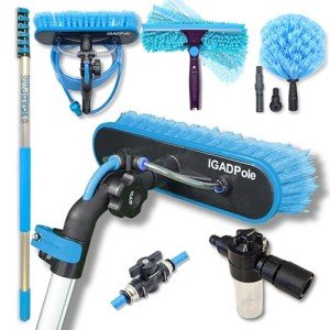 24ft Water-Fed Telescopic Window Cleaning Kit