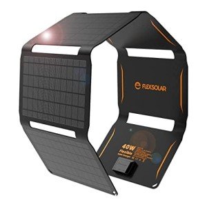 FlexSolar 40W Foldable Solar Panel Charger