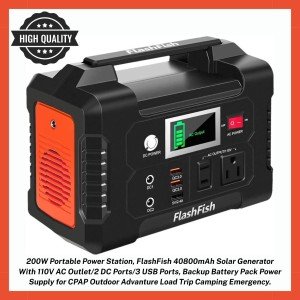 200W Portable Solar Power Station for Camping