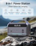 288Wh Portable Power Station with LiFePO4 Battery