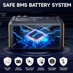 642.6WH Portable Solar Generator for Outdoor Use