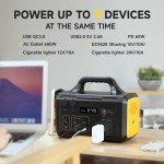 642.6WH Portable Solar Generator for Outdoor Use