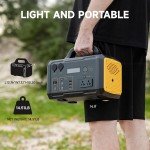 642.6WH Portable Solar Generator for Outdoor Use