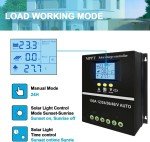 SOGTICPS 100A MPPT Solar Charge Controller with LCD