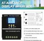 SOGTICPS 100A MPPT Solar Charge Controller with LCD