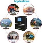 SOGTICPS 100A MPPT Solar Charge Controller with LCD