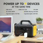 Portable 642.6WH Solar Generator for CPAP & Camping