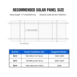 ECO-WORTHY Adjustable Solar Panel Mounting Brackets Kit