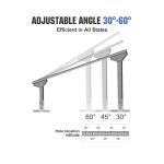 ECO-WORTHY Adjustable Solar Panel Mounting Brackets Kit