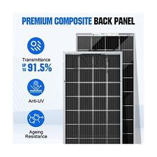 ECO-WORTHY 100W Bifacial Solar Panel Set