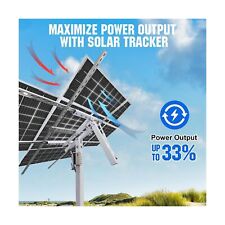 ECO-WORTHY 100W Bifacial Solar Panel Set