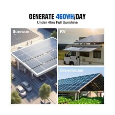 ECO-WORTHY 100W Bifacial Solar Panel Set