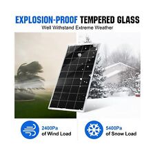 ECO-WORTHY 100W Bifacial Solar Panel Set