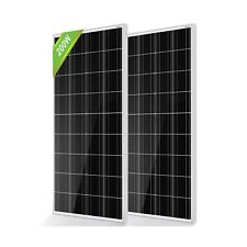 ECO-WORTHY 2-Pack 100W Monocrystalline Solar Panels