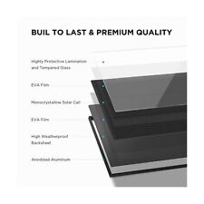 EF ECOFLOW 2 Pack 100W Monocrystalline Solar Panels
