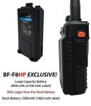 BAOFENG BF-F8HP Dual Band 8-Watt Two-Way Radio