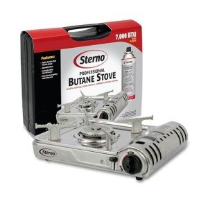 Sterno Single Burner Portable Camping Stove