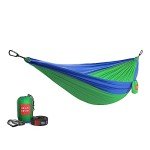 Double Deluxe Hammock with Hanging Kit - Lightweight & Durable