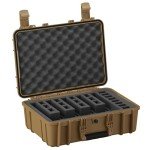 Heavy Duty 5 Pistol Case with Pre-Cut Foam