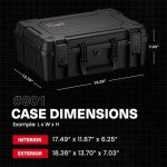 Heavy Duty 5 Pistol Case with Pre-Cut Foam