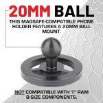 Magnetic Dash Mount for MagSafe iPhone Holders