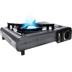 Portable Butane Camping Stove with Case & Ignition