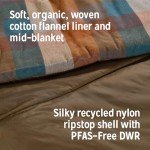 Kelty Wayback Flannel Sleeping Bag with Built-in Blanket