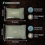 Klymit Drift Memory Foam Camping Pillow - Green