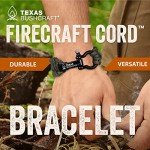 Texas Bushcraft Survival Paracord Firecraft Bracelet