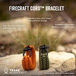 Texas Bushcraft Survival Paracord Firecraft Bracelet