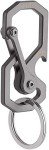 Titanium Keychain with Carabiner and Bottle Opener