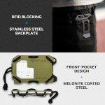 Trayvax Original 2.0 RFID Tactical Wallet - OD Green
