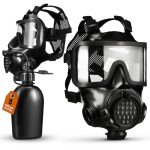 Full-Face CBRN Gas Mask with Canteen for Survival