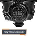 Full-Face CBRN Gas Mask with Canteen for Survival
