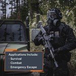 Full-Face CBRN Gas Mask with Canteen for Survival