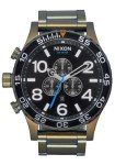 Nixon 51-30 Chrono Men's Watch, Black/Silver