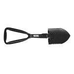 SOG Folding Survival Shovel with Saw Edge - Black