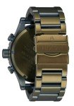 Nixon 51-30 Chrono Men's Watch, Black/Silver