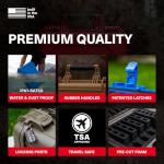 Heavy Duty 5 Pistol Case with Pre-Cut Foam