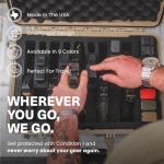 Heavy Duty 5 Pistol Case with Pre-Cut Foam