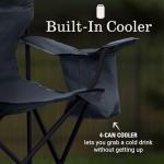Coleman Portable Quad Camp Chair with Cooler & Cup Holder