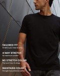 Men's Short Sleeve Round Neck T-Shirt, Black