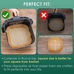 125 Pcs Non-Stick Air Fryer Paper Liners