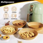 Large Air Fryer Parchment Paper Liners, 100 PCS