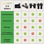 GEEKHOM Heat Resistant BBQ Grilling Gloves