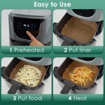 125 Pcs Non-Stick Air Fryer Paper Liners