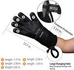 GEEKHOM Heat Resistant BBQ Grilling Gloves